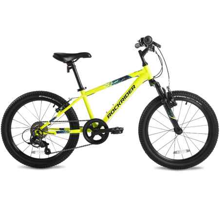 Desalentar pizarra novedad Bicicleta de montaña mtb niños st500 rin 20" amarilla / 6 a 9 años -  Rockrider - Decathlon