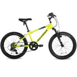Bicicleta de montaña niños ST500 rin 20" Rockrider 6 a 9 años - amarilla