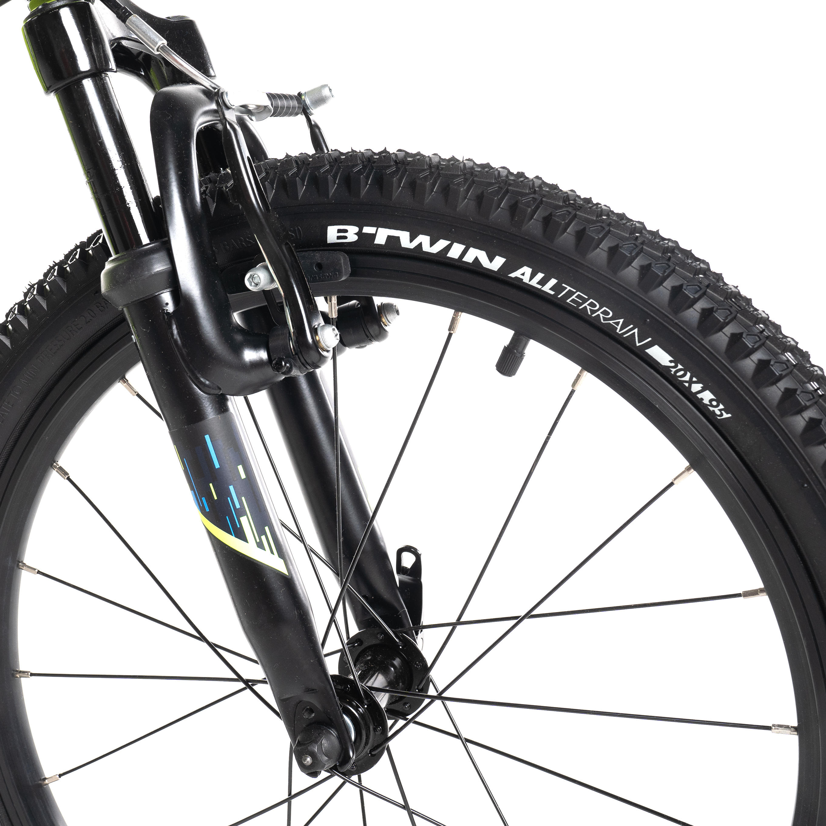 Kids' Bike 20” - ST 500 Yellow - Decathlon