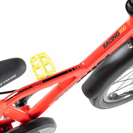 900 Racing 16-Inch Aluminium Bike 4-6 Years - Red