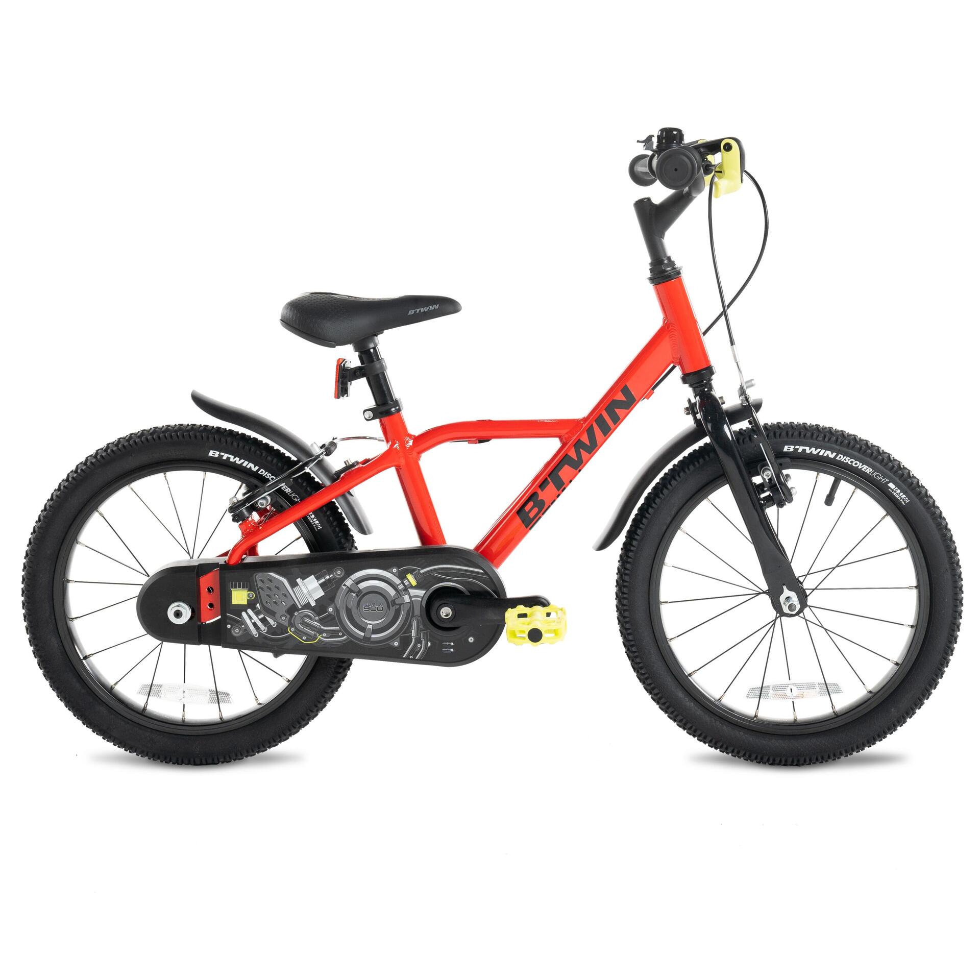 900 Racing Lightboy 16-Inch Aluminium Kids Bike 4-6 Years - Red
