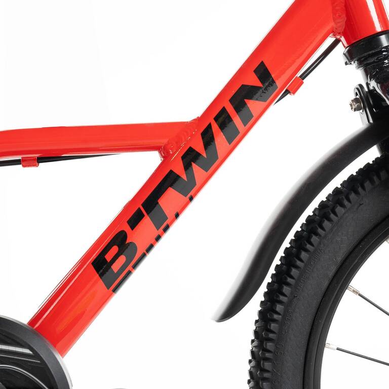 Sepeda Aluminium 900 Racing 16-inci 4-6 Tahun - Merah