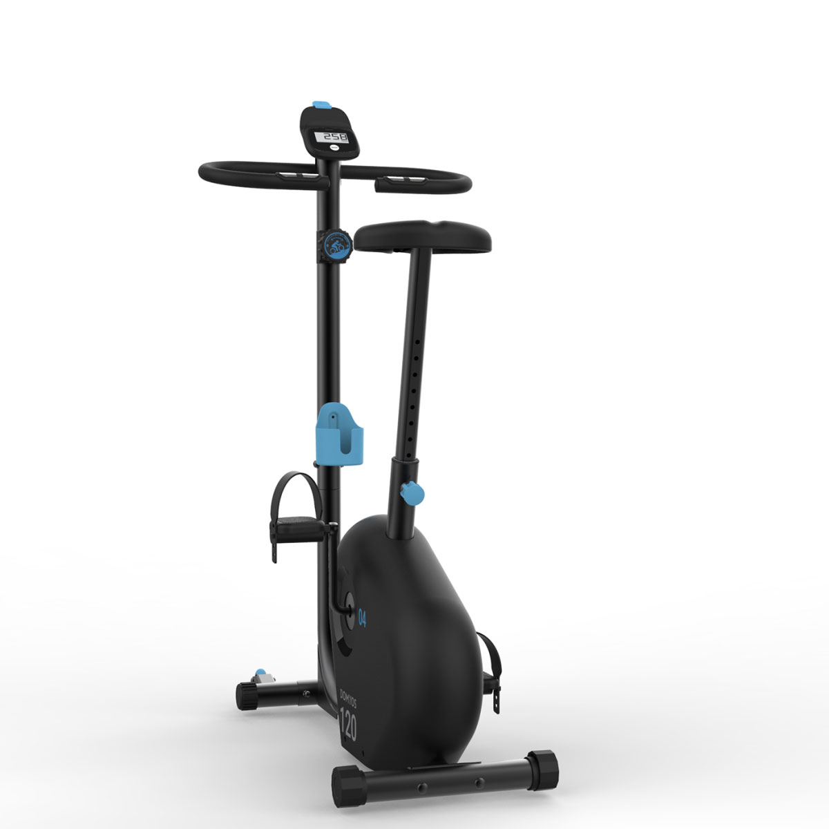 Decathlon Sintra - Pedala AO TEU RITMO com a Bicicleta Estática Essential  da DOMYOS! Tem uma ótima fluidez de pedalagem e uma consola com 4 funções  (calorias, distância, tempo e velocidade). Agarra