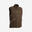 Gilet chasse matelassé silencieux marron 500.