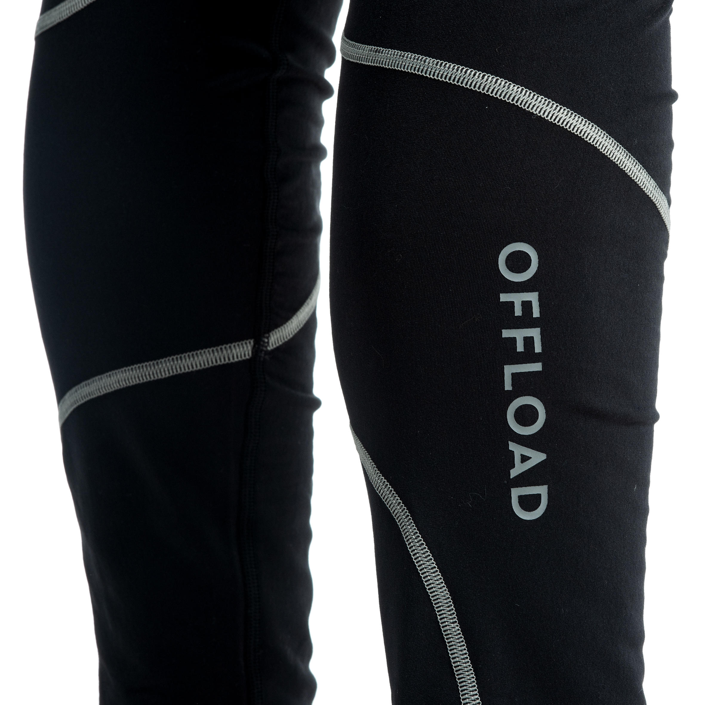 Adult Rugby Tights R500 - Black 2/9