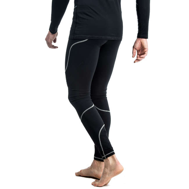 OFFLOAD Adult Rugby Tights R500 Black Decathlon