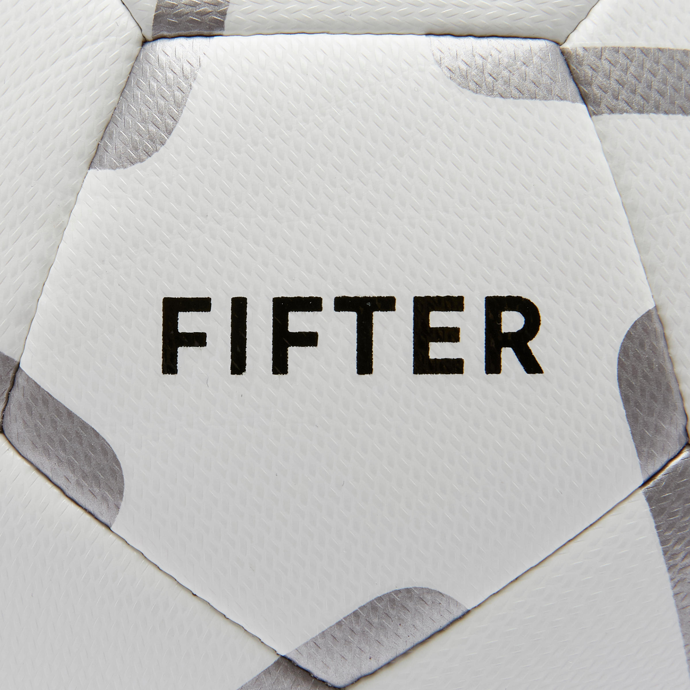 Society 100 5-A-Side Football Size 4 - White/Grey 4/15