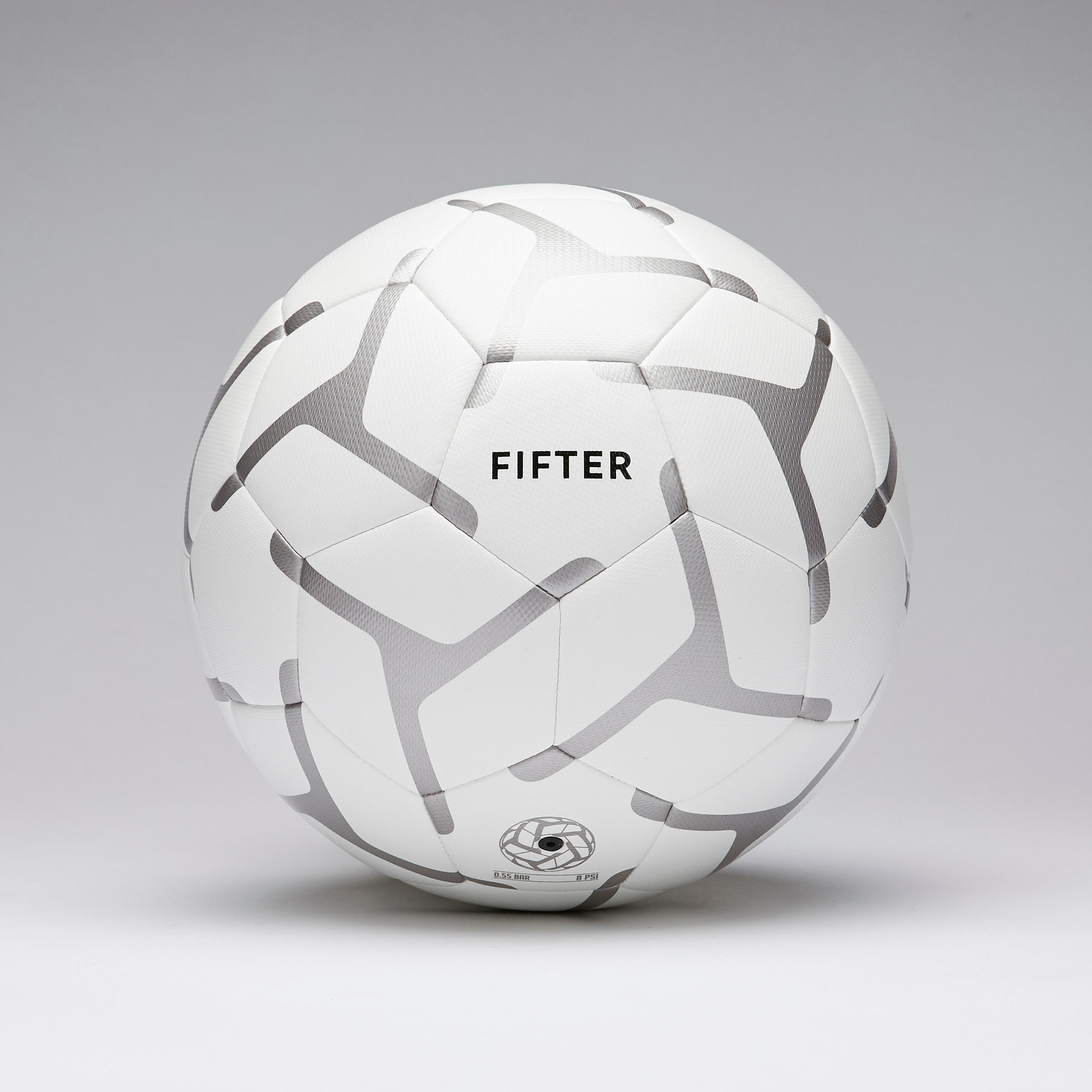 Society 100 5-A-Side Football Size 4 - White/Grey 2/15