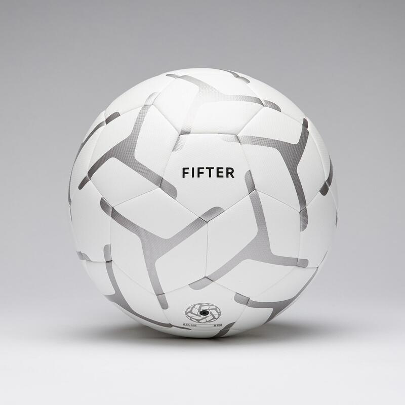 Society 100 5-A-Side Football Size 4 - White/Grey