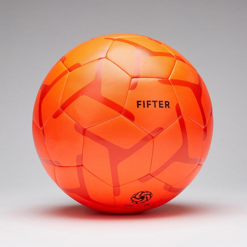 Bola de Futebol 5 Society 100 Tamanho 5 Laranja/Vermelho