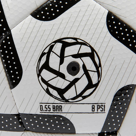 Ballon de Foot5 Society 500 taille 5 Blanc / Noir - Maroc