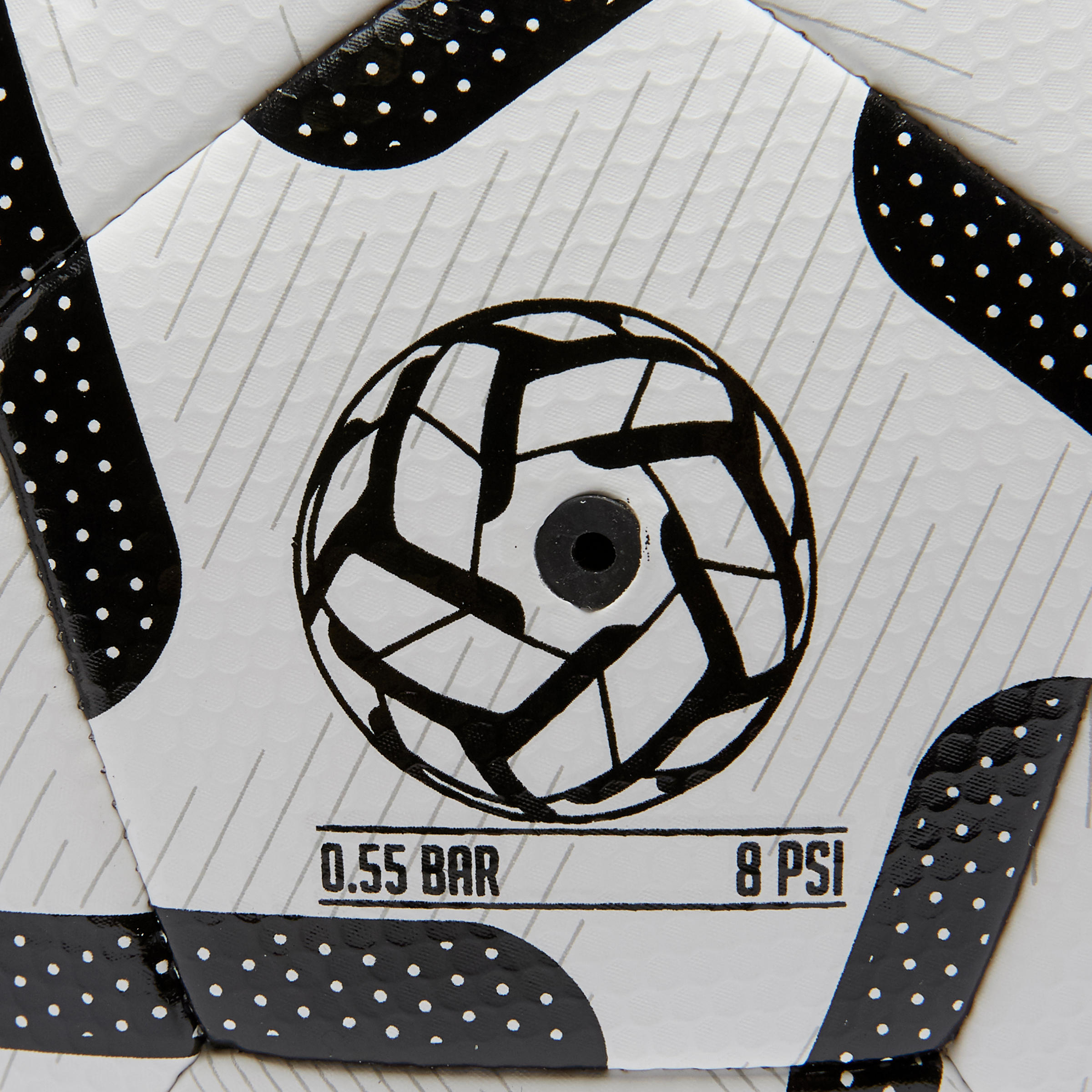 Society 500 5-A-Side Football Size 4 - Black/White 4/7