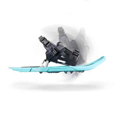 Medium deck snow hiking shoes  - QUECHUA SH500 Turquoise green -