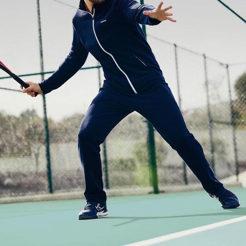 Pánské tenisové kalhoty TPA 500 Thermic modré 
