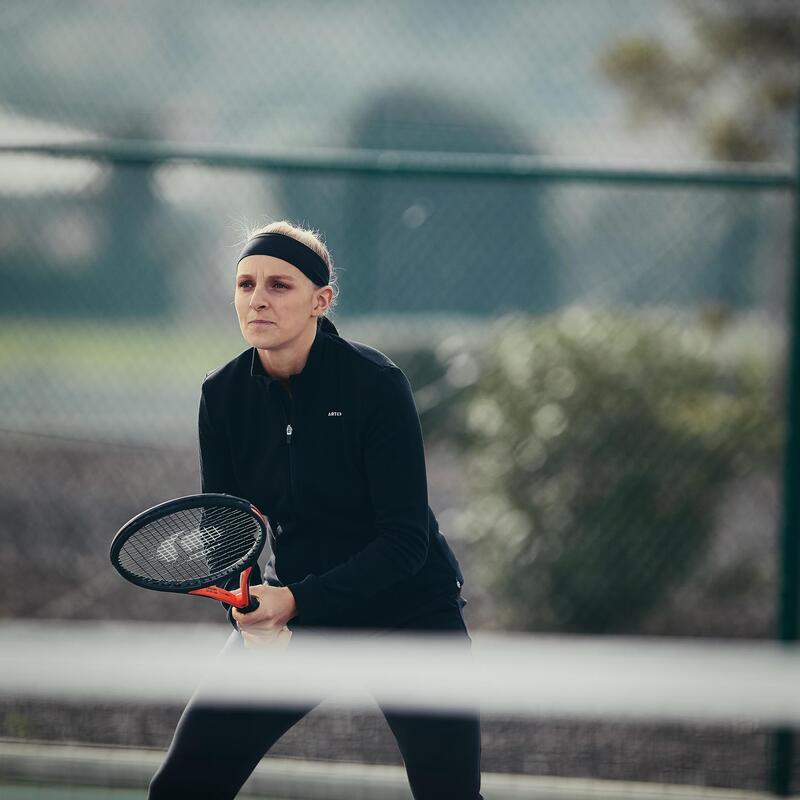 Tennisvest voor dames Dry 900 zwart