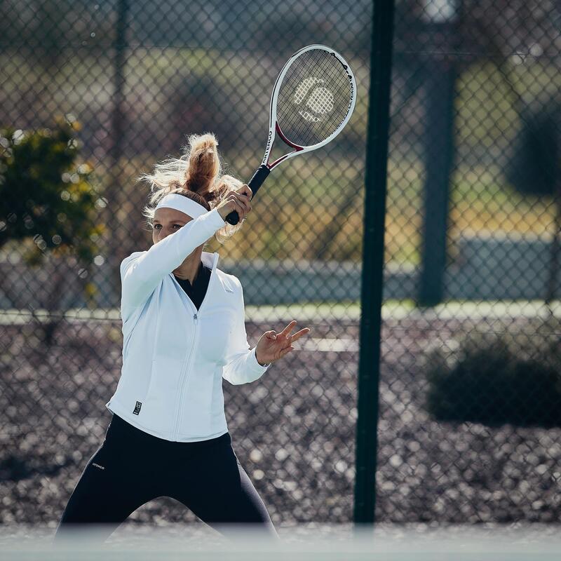 Damen Tennisjacke - Dry 900 Soft weiss