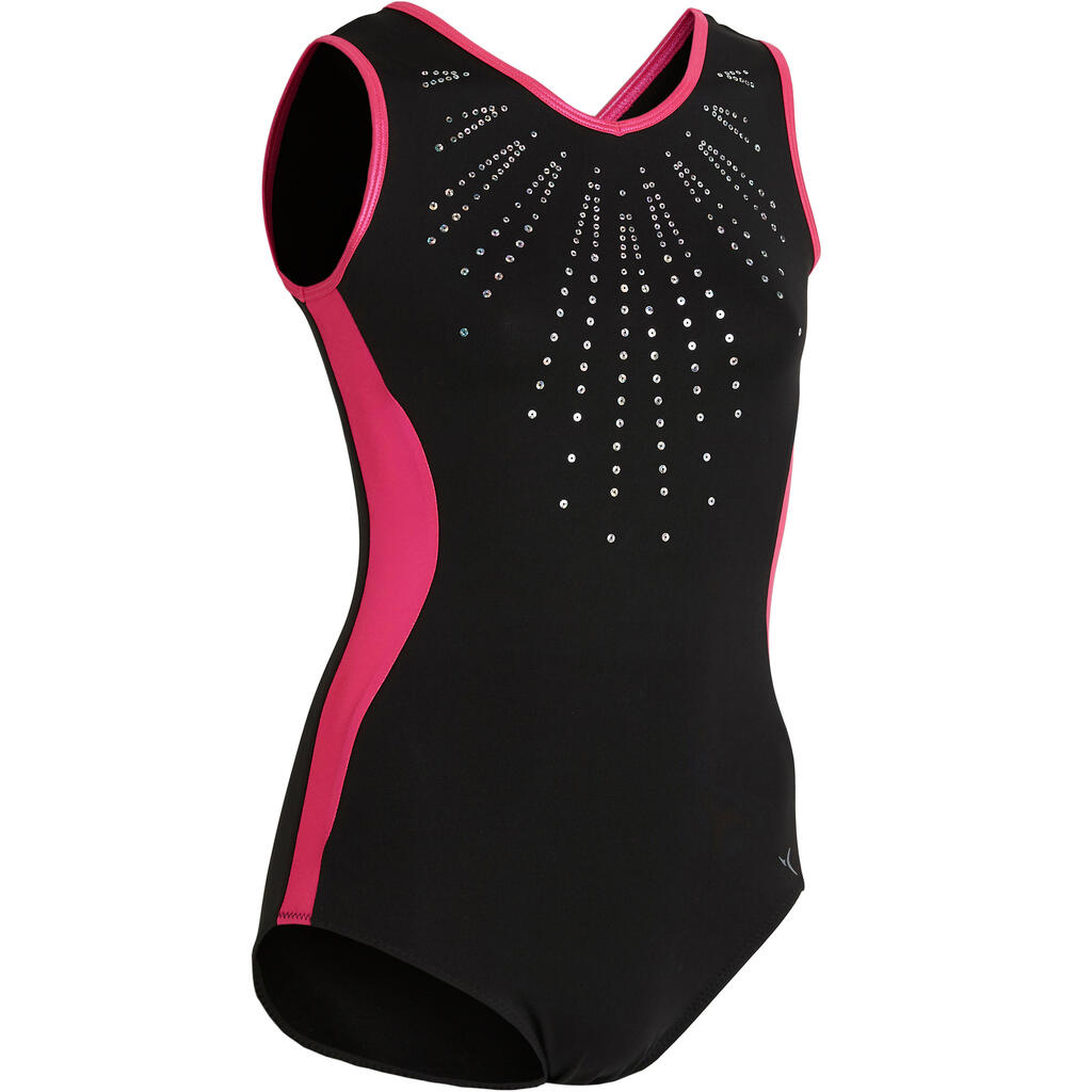 Women's Artistic Gymnastics Sleeveless Leotard - Pink