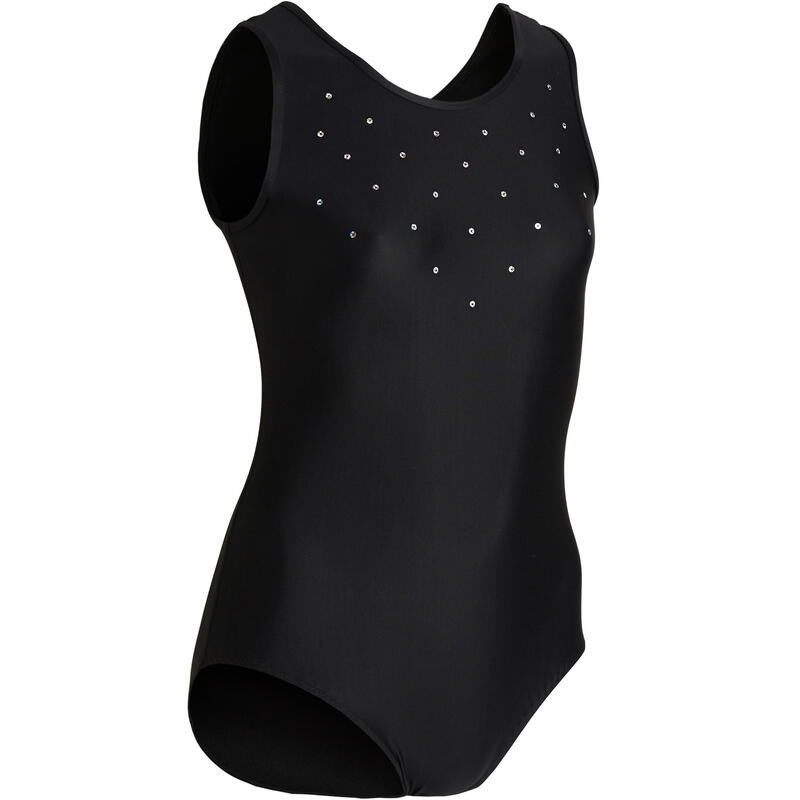 Body fără Mâneci Gimnastică artistică feminină Negru