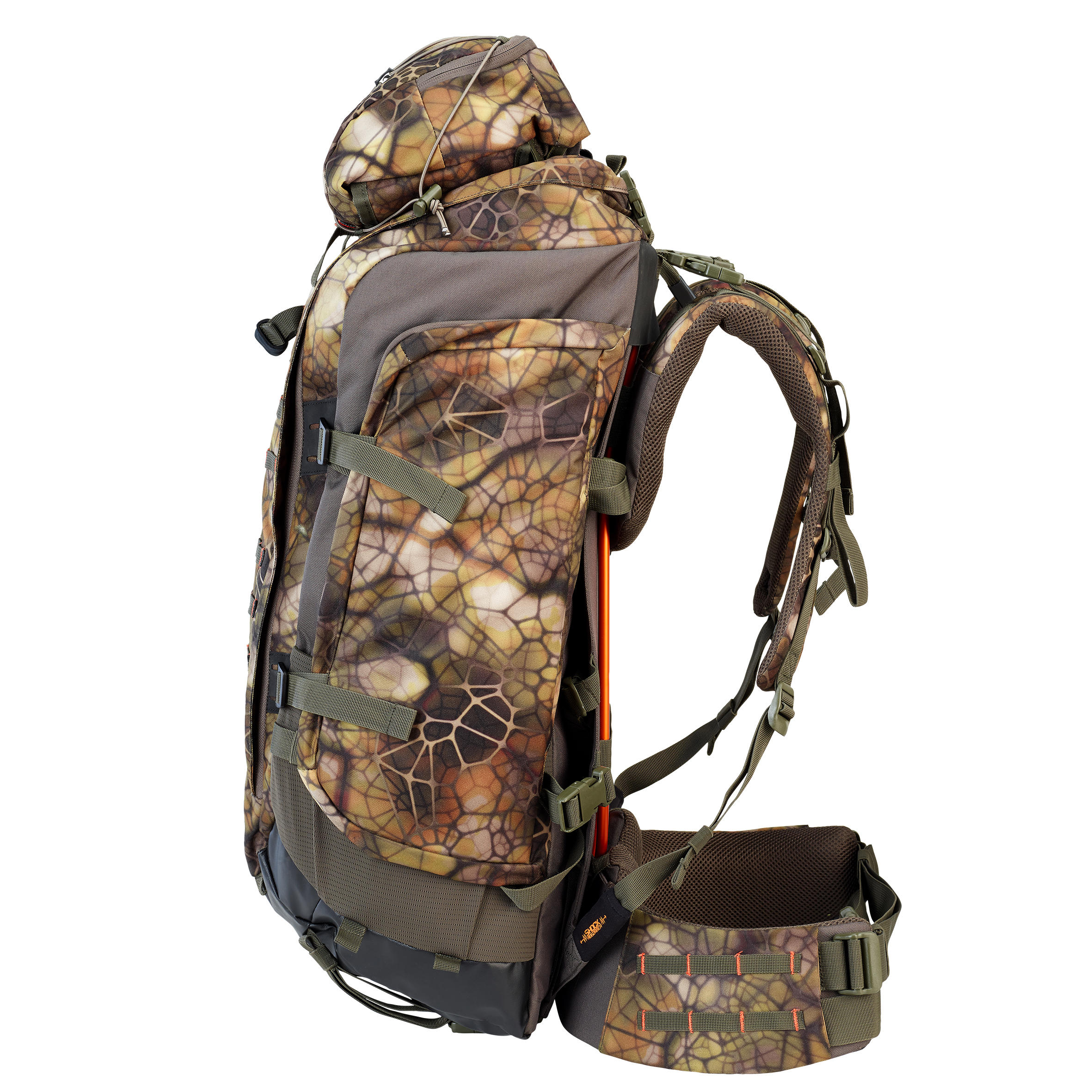 70L+10L Backpack - Camo 2/8