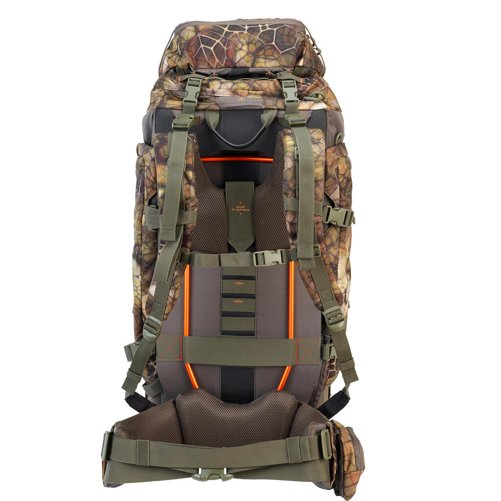 70L+10L Backpack - Camo