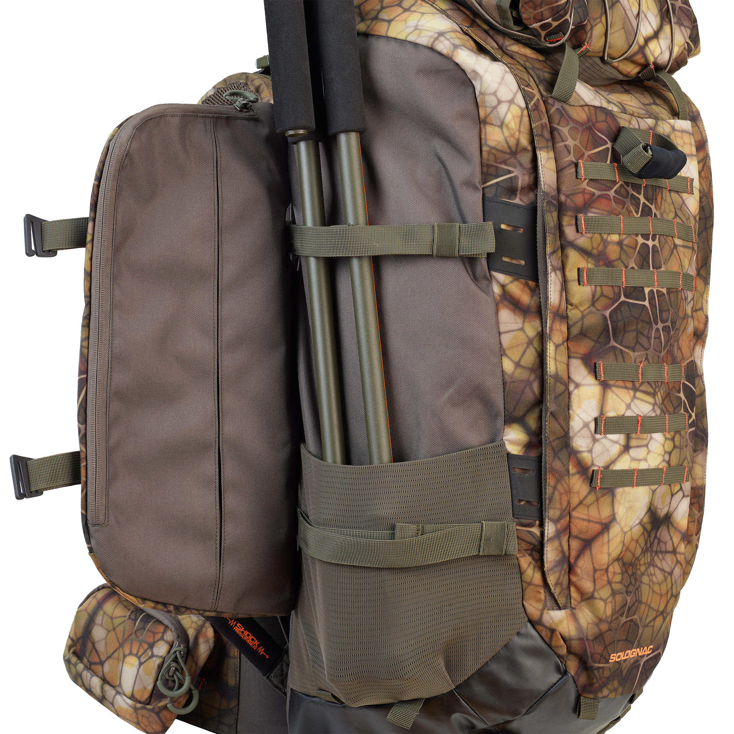 70L+10L Backpack - Camo 7/8