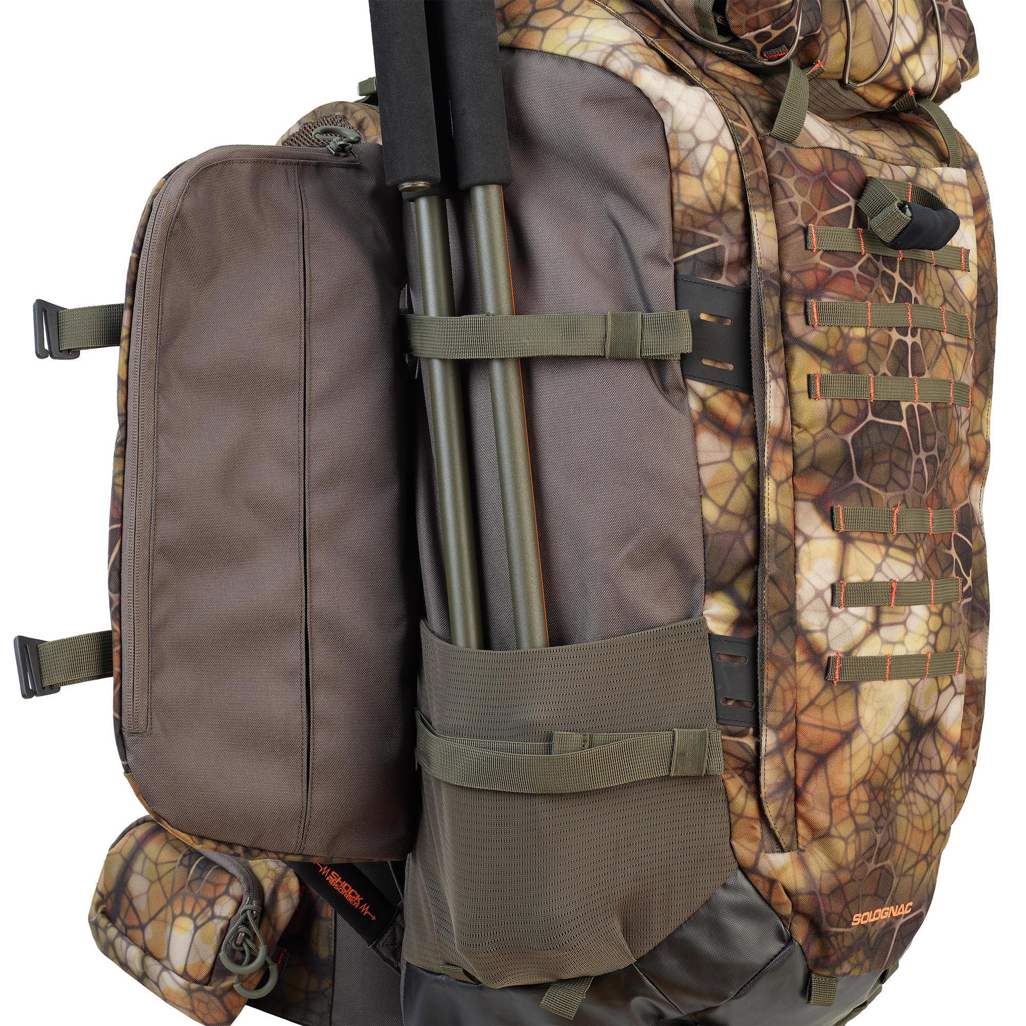 Mochila Caza Camuflaje 70 10L Solognac Perlante Sigilo Decathlon