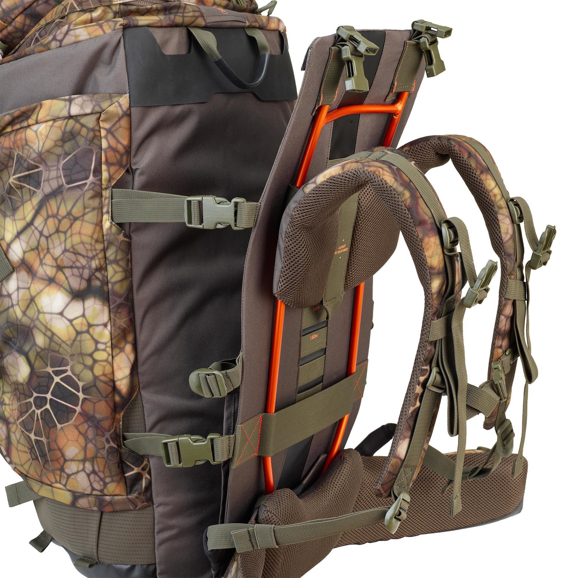 Mochila Caza Camuflaje 70 10L Solognac Perlante Sigilo Decathlon