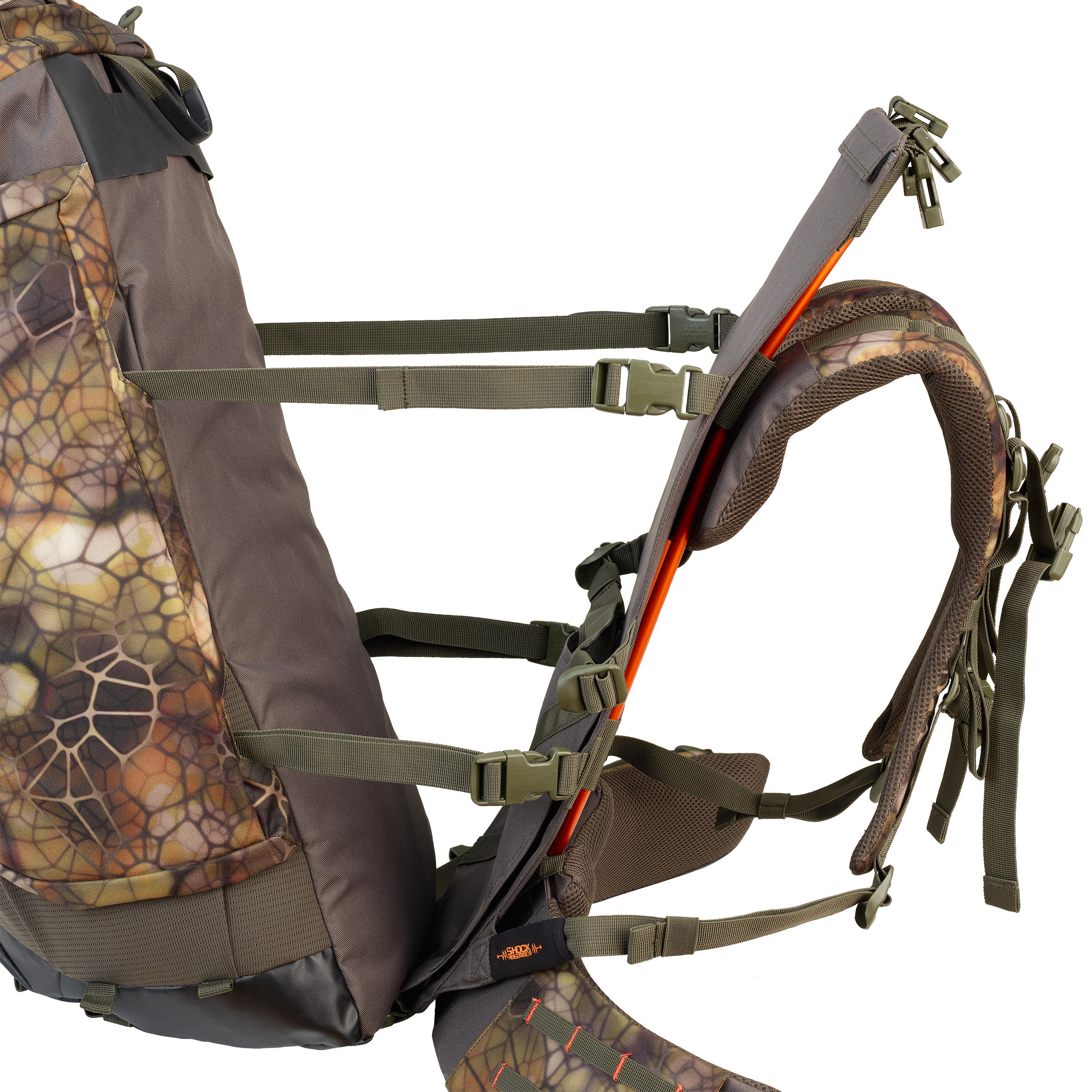 70L+10L Backpack - Camo 5/8