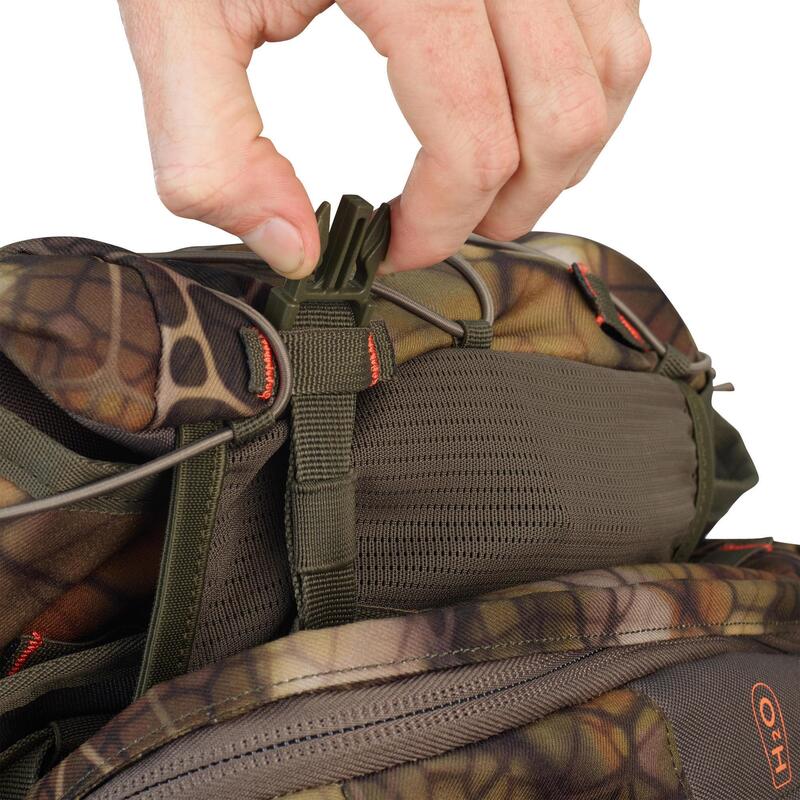 Mochila Caza Camuflaje 70+10L Solognac Perlante Sigilo