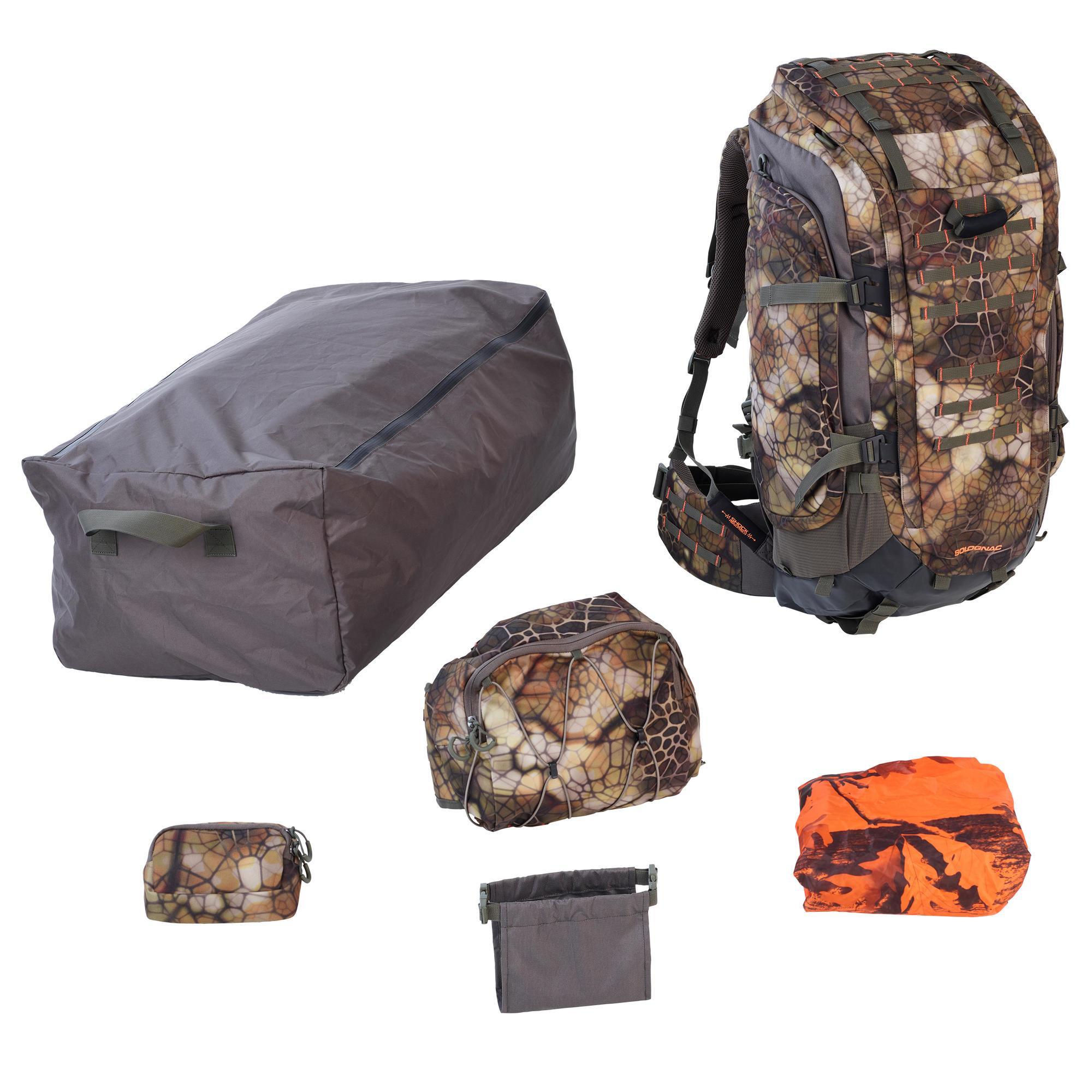 Mochila Caza Camuflaje 70 10L Solognac Perlante Sigilo Decathlon