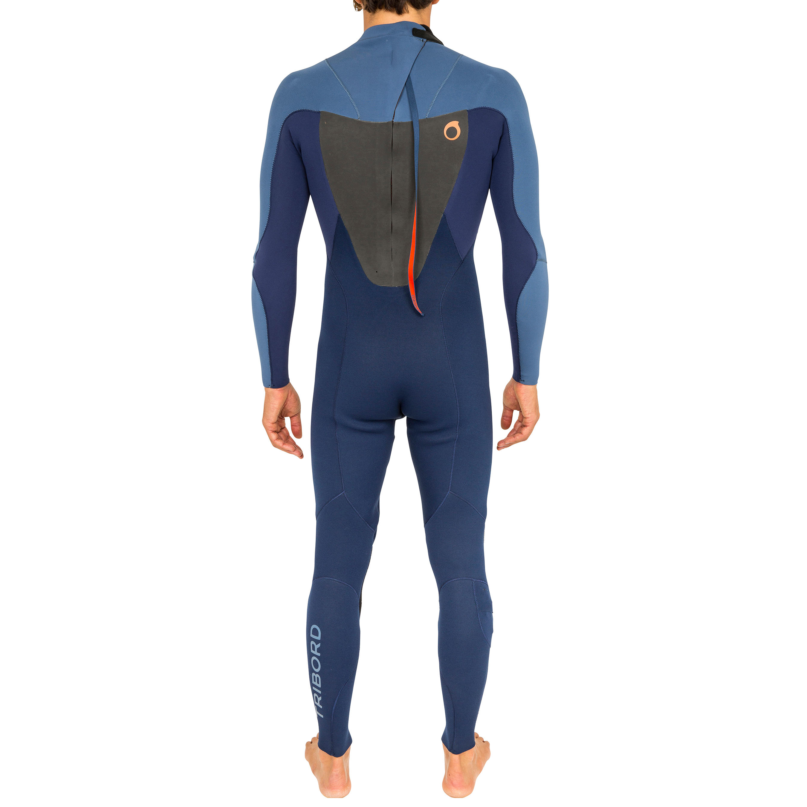 500 Men's 3/2 mm Neoprene Surfing Wetsuit - Blue 3/15