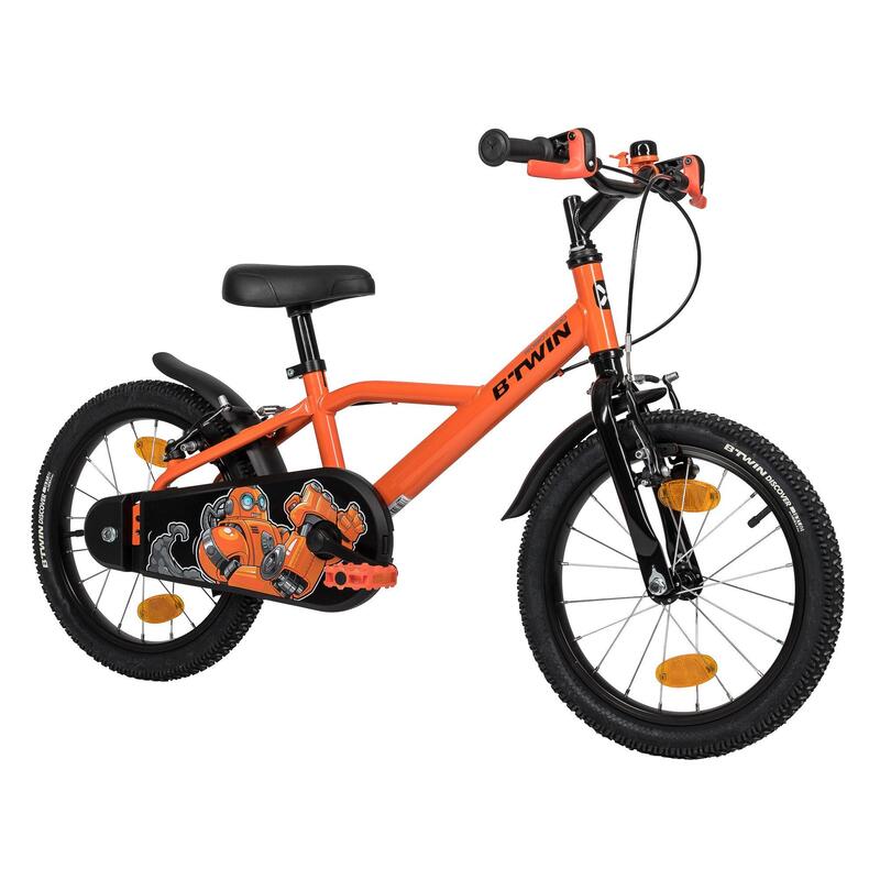 Producto reacondicionado BICICLETA NIÑOS ROBOT 500 16 PULGADAS 4-6 AÑOS