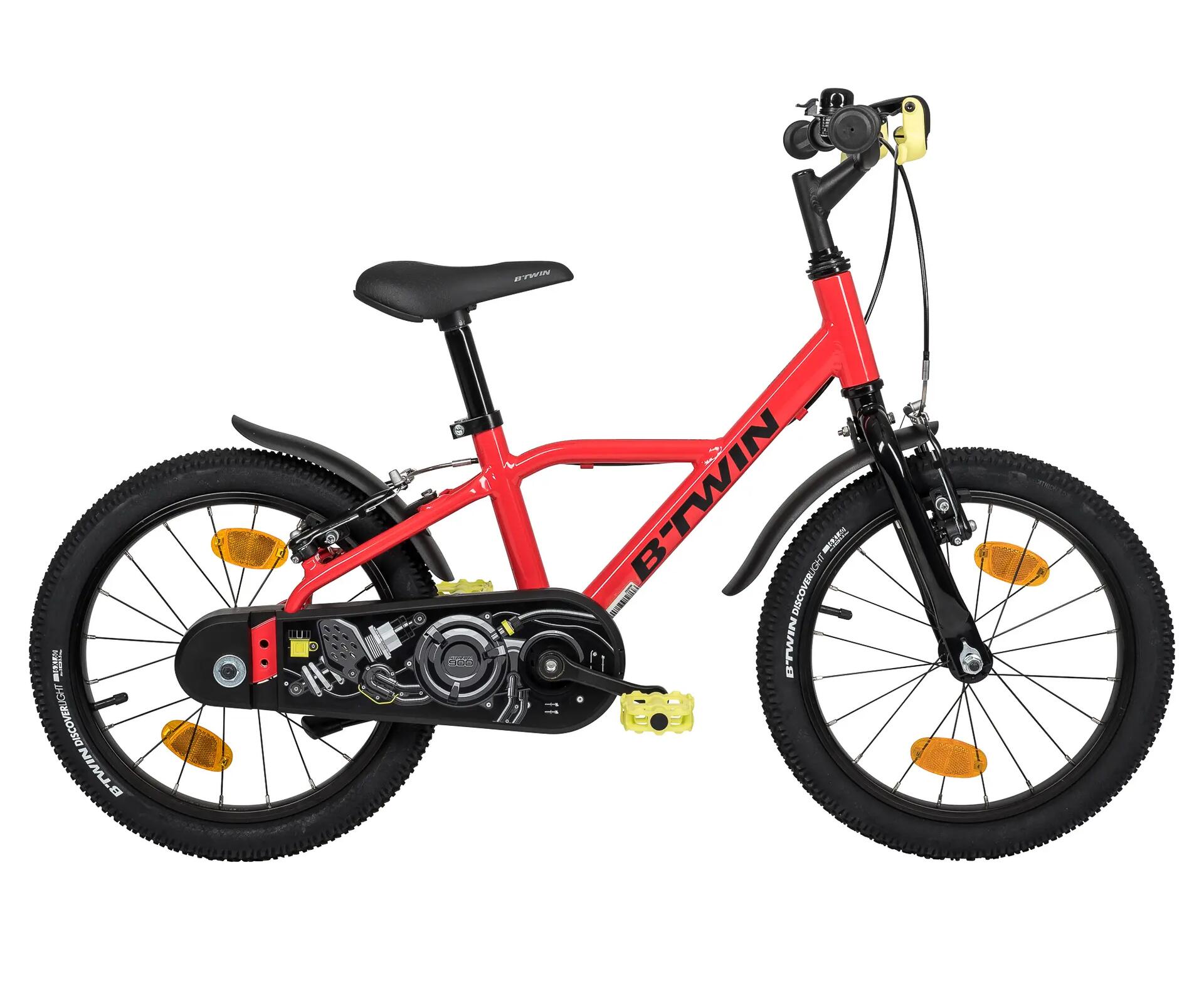 VELO 16 POUCES 4-6 ANS 900 ALU RACING ROUGE