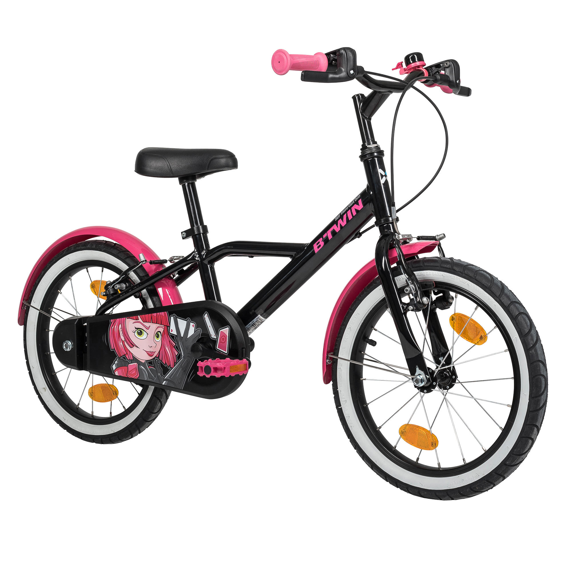 BICICLETA DE MENINA 4-6 ANOS 500 SPY HERO 16 POLEGADAS 2/19