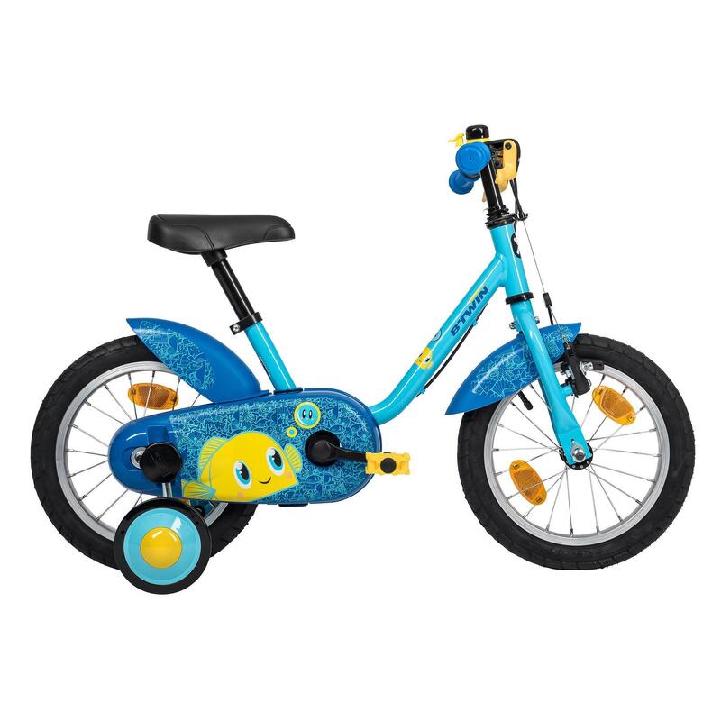 PRODUCTO OCASIÓN: BICICLETA NIÑOS 14" 3-4,5 AÑOS 500 OCEAN AZUL
