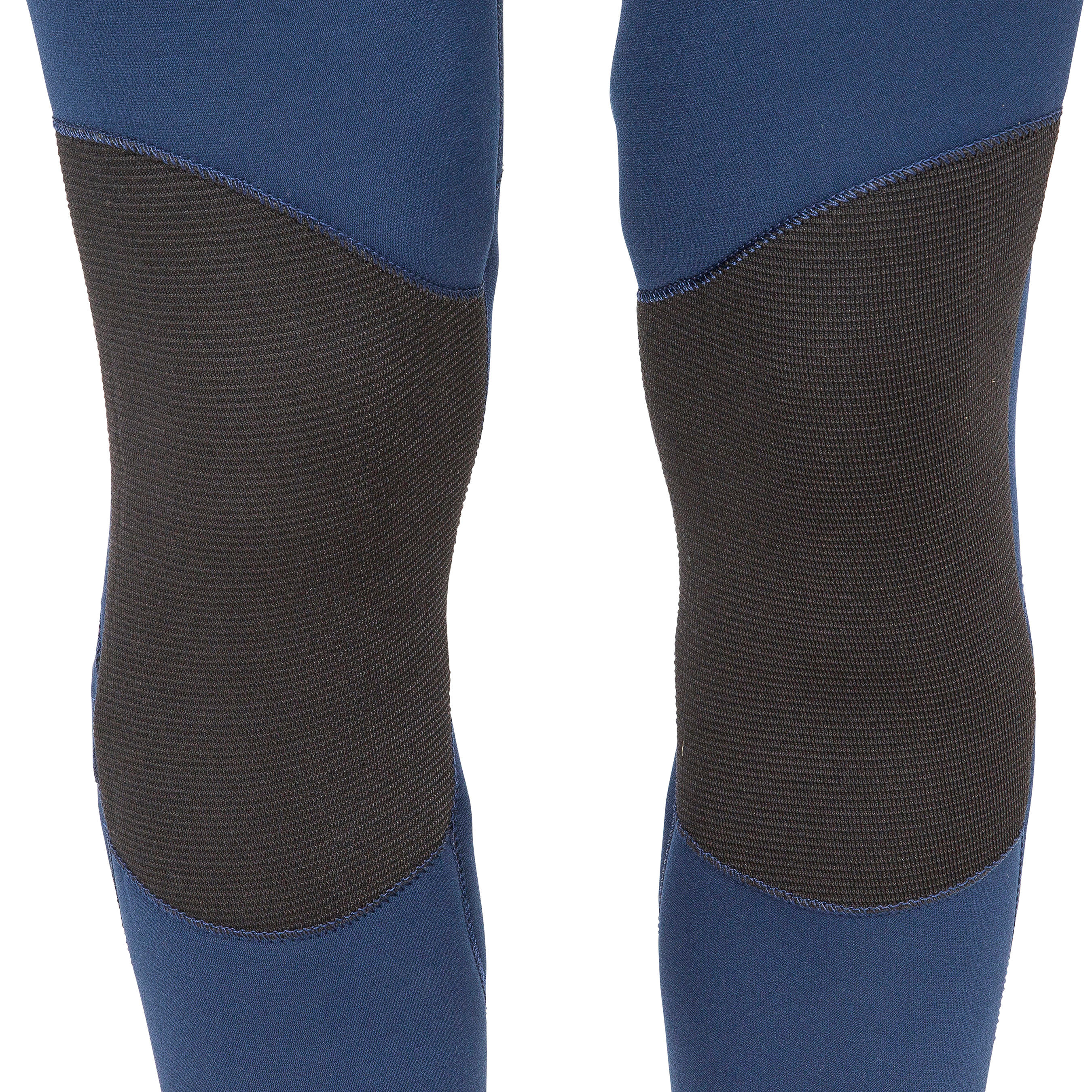 500 Men's 3/2 mm Neoprene Surfing Wetsuit - Blue 4/15