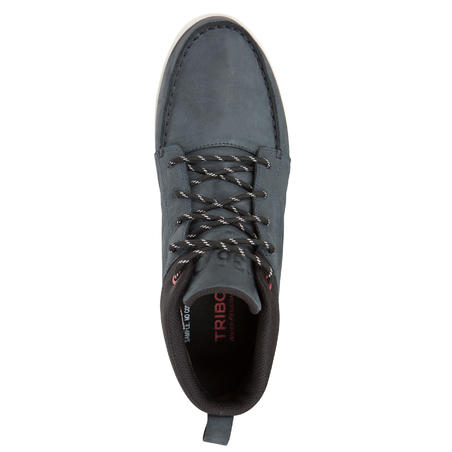 Men's Leather waterproof boat shoes KOSTALDE - Blue