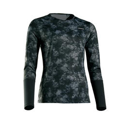 CAMISETA DE TENIS MUJER MANGA LARGA NEGRO GRAPH