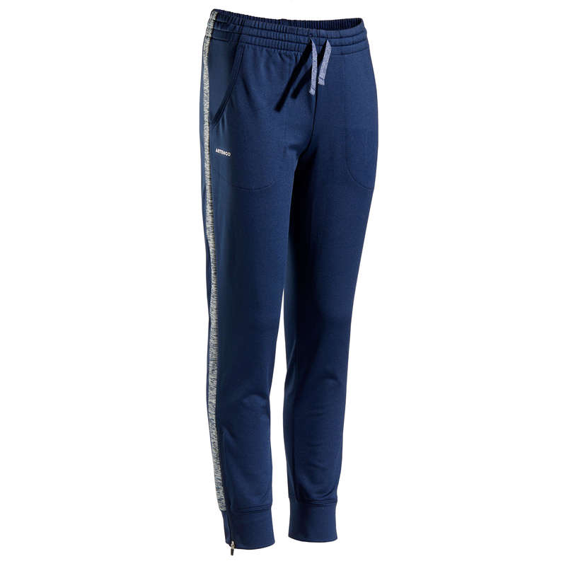 TENNIS COLD WEATHER APPAREL JUNIOR Tennis - TH 500 Junior Bottoms - Navy ARTENGO - Tennis Clothes