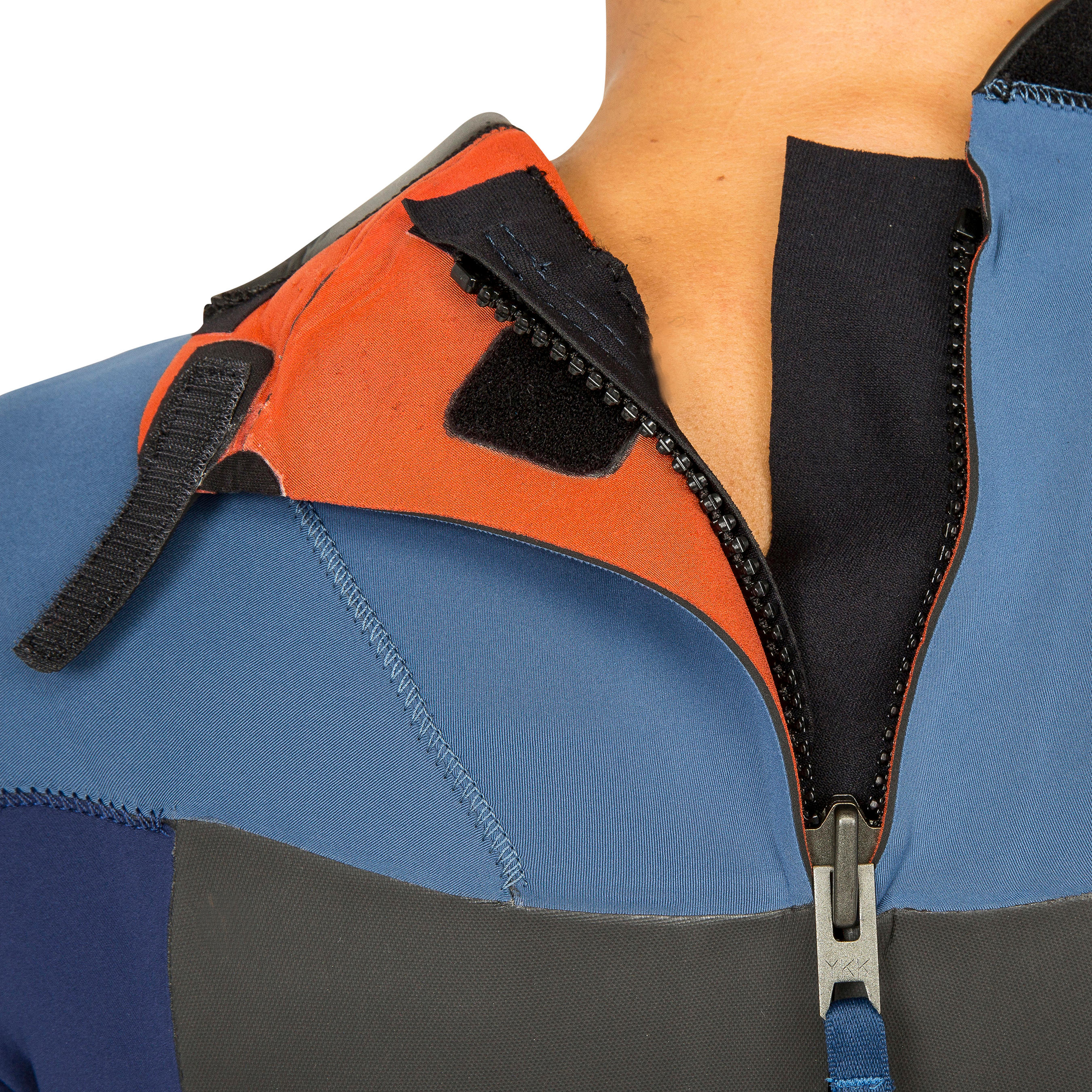 500 Men's 3/2 mm Neoprene Surfing Wetsuit - Blue 2/15