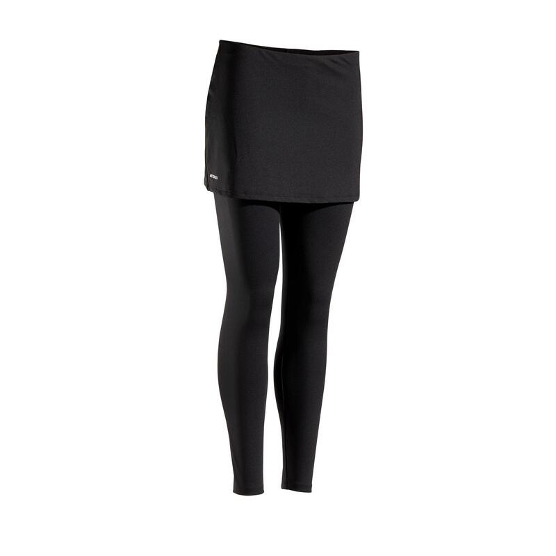 Fustă tenis TH 500 Negru Damă
