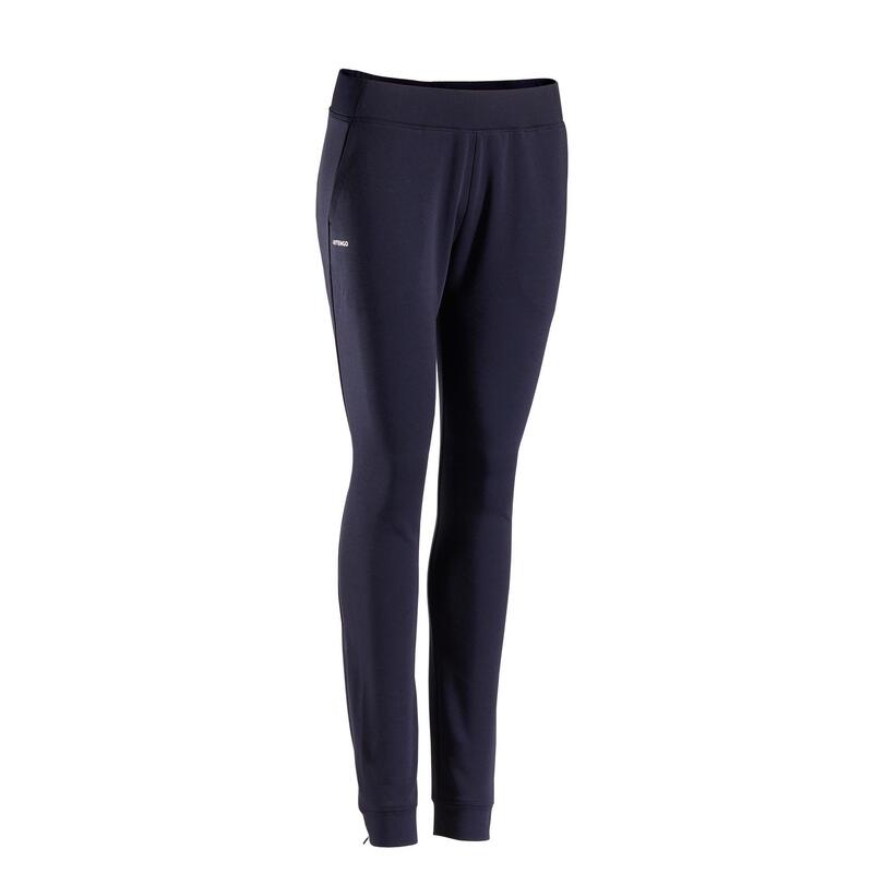 Pantalón de tenis mujer dry Artengo TH 900 azul marino