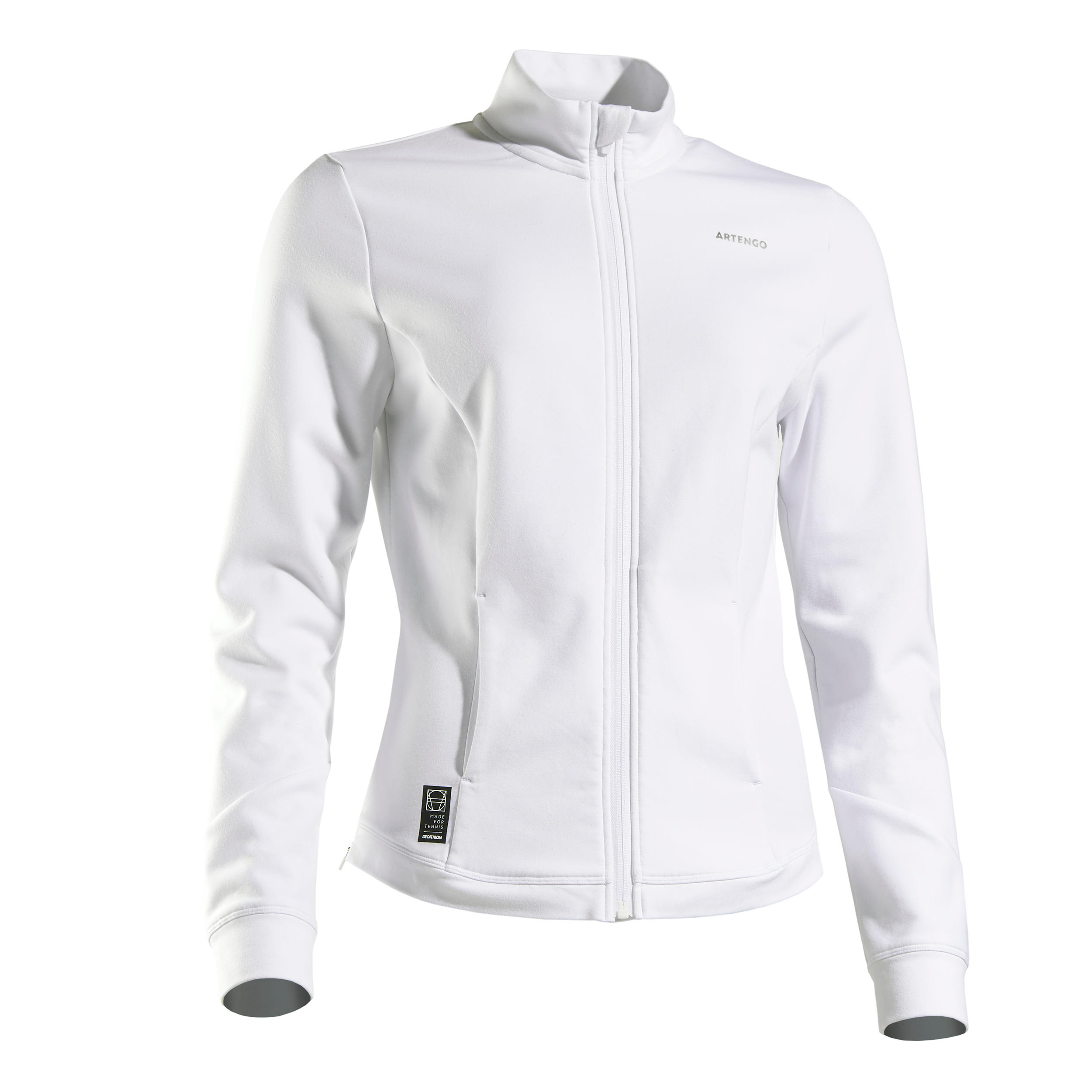 Chaqueta de tenis mujer Artengo JK Dry 900 blanco 7/7