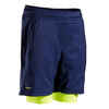 500 Boys' Thermal Shorts - Navy/Yellow