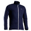 保暖網球外套TJA500 - 海藍/白色