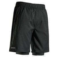 SHORT DE TENNIS HOMME TSH 500 Thermic NOIR