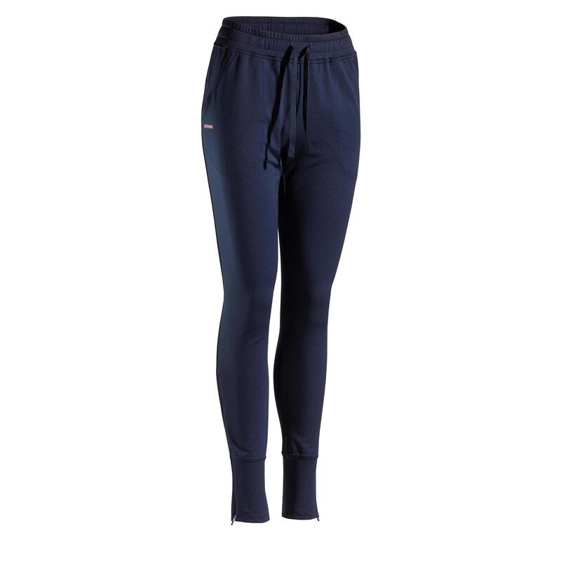 PANTALON DE TENNIS FEMME PA TH 500 MARINE
