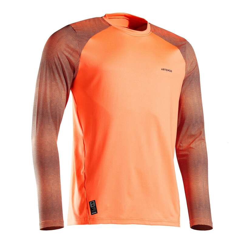 MEN COOL APPAREL Squash - TTS500 Thermal - Orange ARTENGO - Squash Clothing