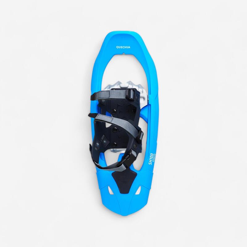 Raquettes à neige moyens tamis - Quechua SH100 bleu -