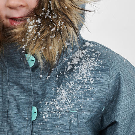 Дитяча куртка SH500 X-Warm для зимового туризму - Сіра